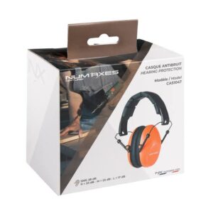 NUM AXES EARMUFF PASSIVE CAS1047 ORANGE